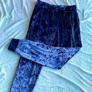Medium Velvet Blue Sweatpants